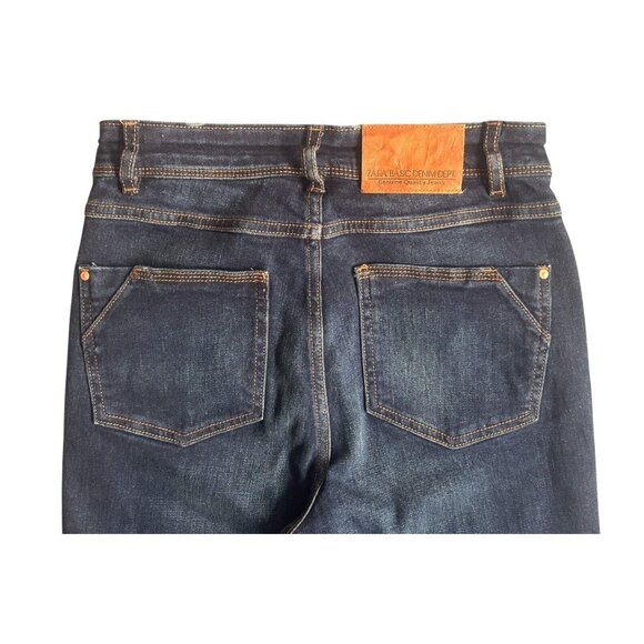 Zara Jeans Z1975 Zara Basic Denim Skinny Jeans Super High Rise Fit Blue Size 4 - Picture 5 of 12